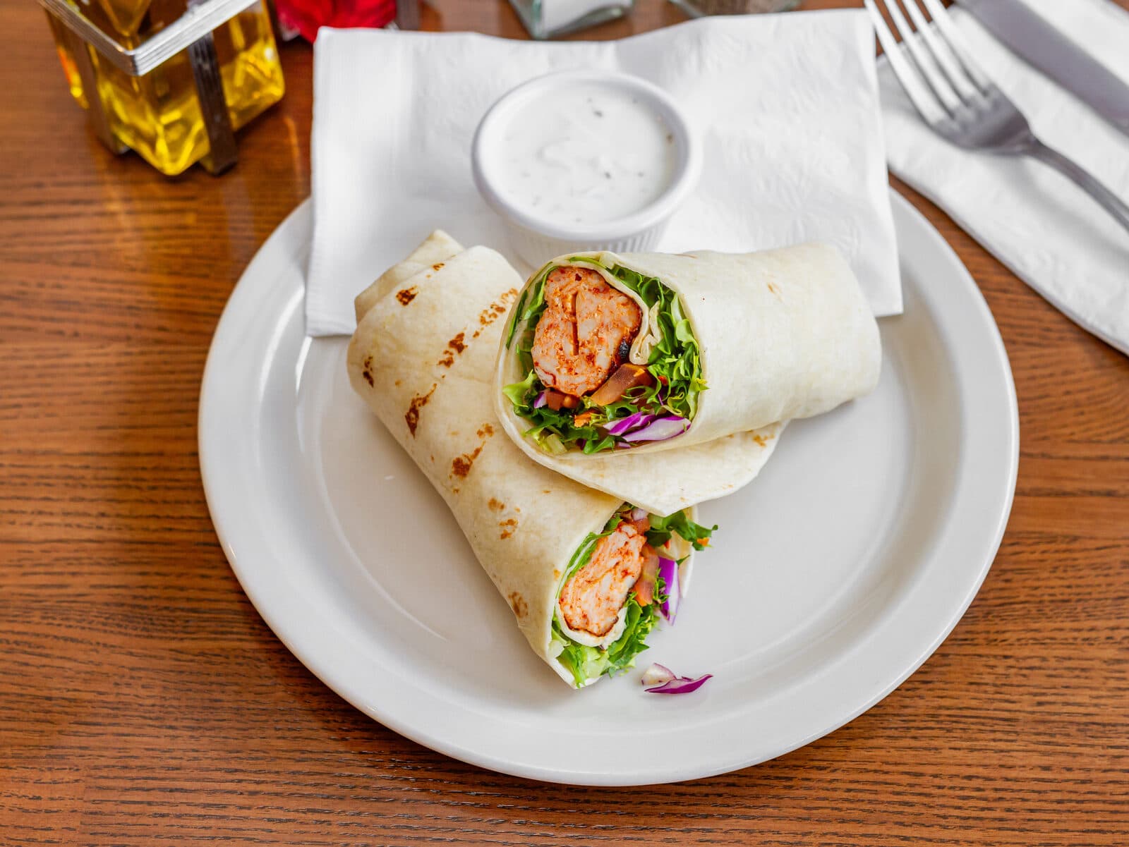 Chicken Adana Kebab Wrap